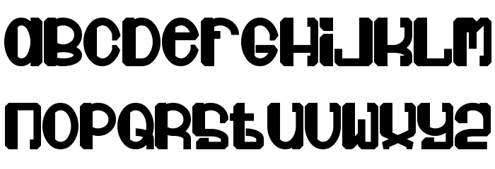 Jubie Font LOWERCASE