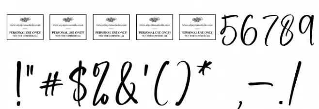 Jubilation Font OTHER CHARS