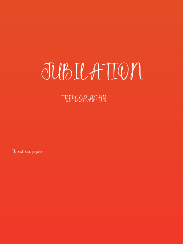 Jubilation Poster