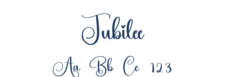 Jubilee Font Preview