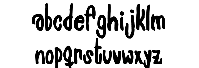 Jud Font LOWERCASE