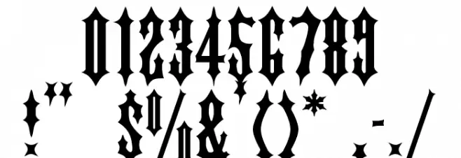 Judas Font OTHER CHARS