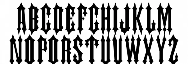 Judas Font UPPERCASE