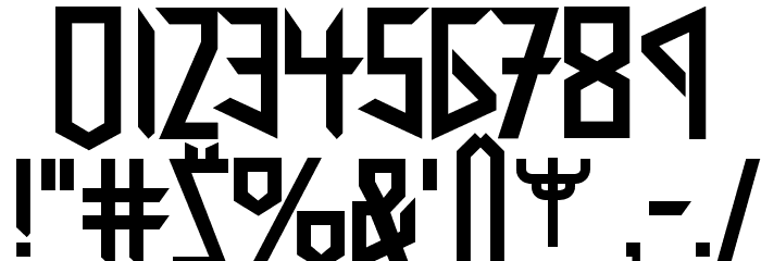 JudasPriest Font OTHER CHARS