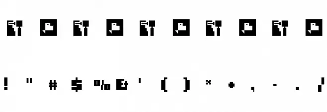 Judera-Flat Font OTHER CHARS