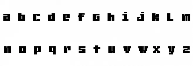 Judera-Flat Caratteri MINUSCOLO