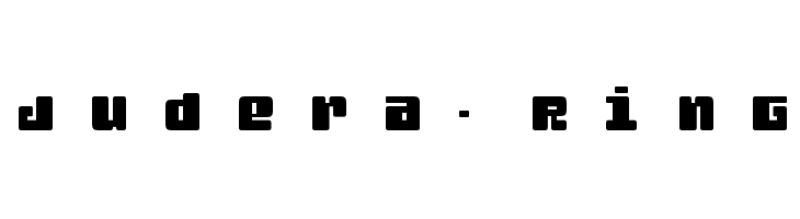 Judera-Ring  Frei Schriftart Herunterladen