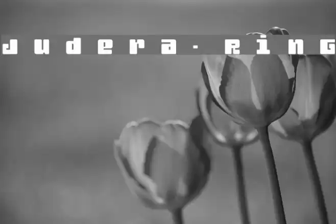 Judera-Ring Font examples