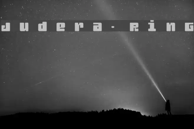 Judera-Ring Font examples