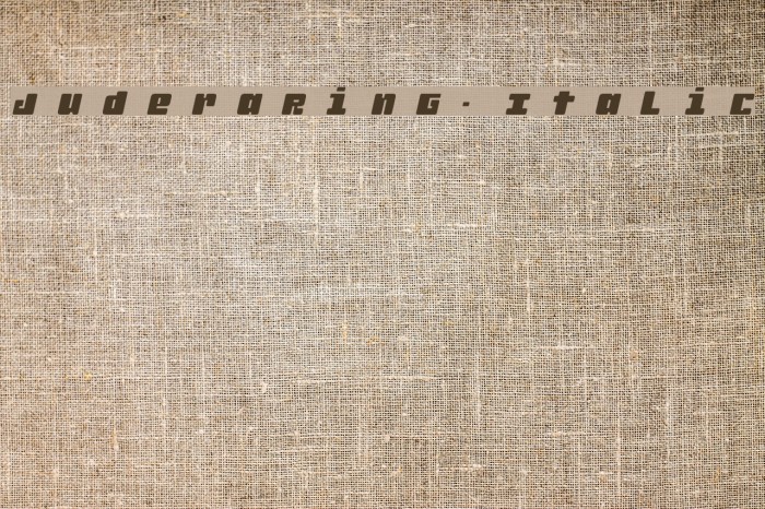 JuderaRing-Italic Example 1