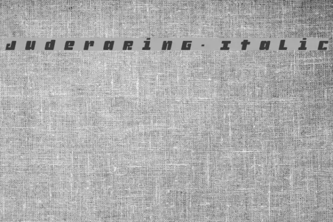 JuderaRing-Italic Font examples