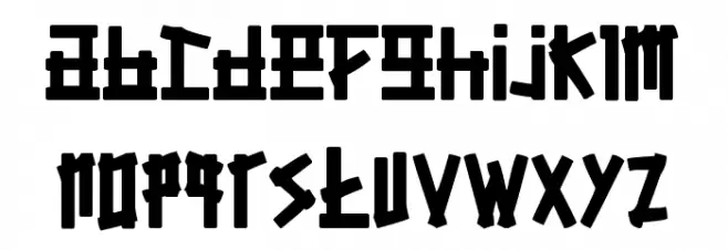 Judge Box 字体 小写