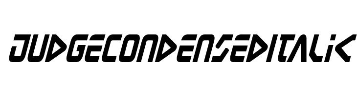 Judge Condensed Italic  免费字体下载