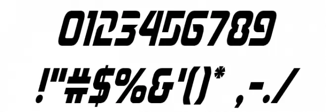 Judge Condensed Italic Font OTHER CHARS