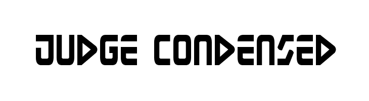 Judge Condensed  フリーフォントのダウンロード