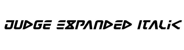 Judge Expanded Italic  नि: शुल्क फ़ॉन्ट्स डाउनलोड