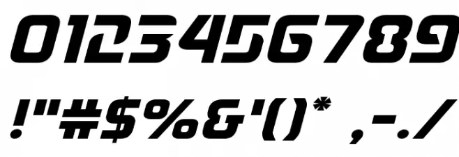 Judge Expanded Italic Font OTHER CHARS