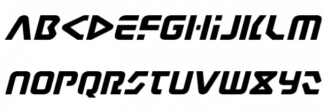 Judge Expanded Italic Schriftart Kleinbuchstaben