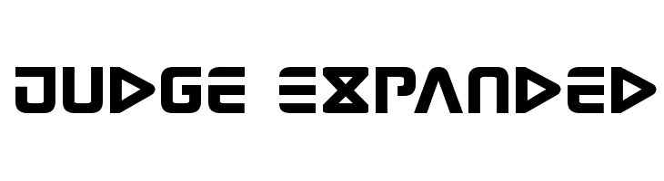 Judge Expanded  Free Fonts Download