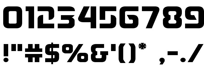 Judge Expanded Font OTHER CHARS
