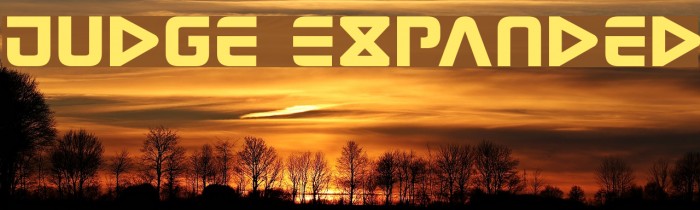 Judge Expanded Font examples