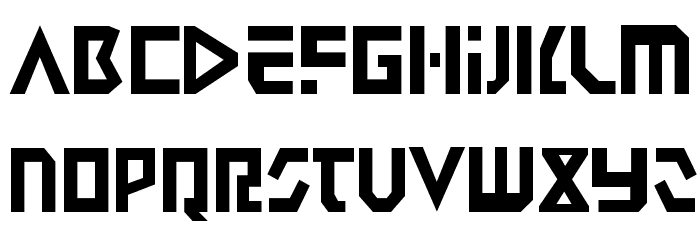 Judge Hard Font LOWERCASE