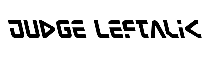 Judge Leftalic  フリーフォントのダウンロード
