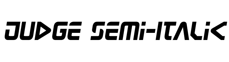 Judge Semi-Italic  baixar fontes gratis
