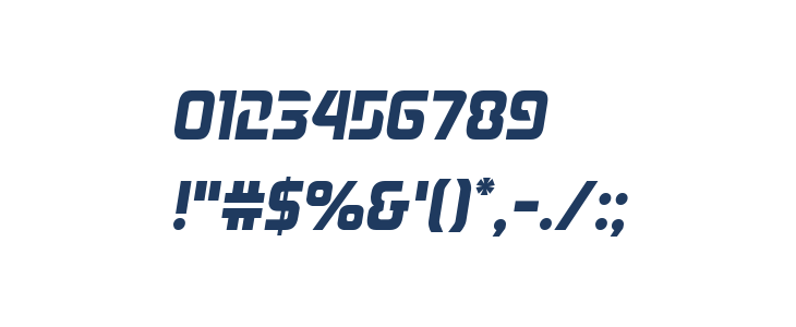 Judge Semi-Italic Other Characters