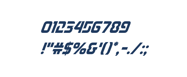 Judge Super-Italic Other Characters