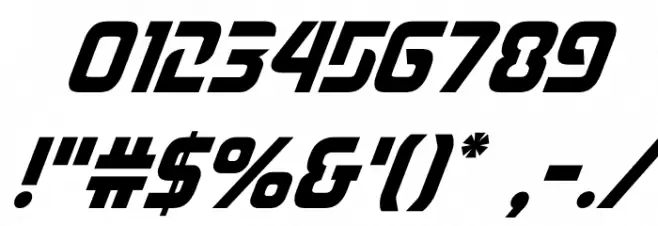 Judge Super-Italic Font OTHER CHARS