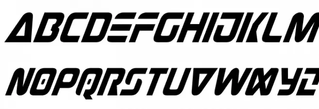 Judge Super-Italic Font UPPERCASE