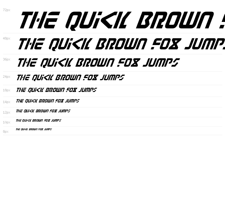 Judge Super-Italic Waterfall