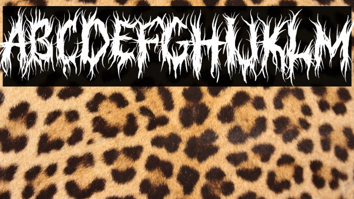 Judgement Territory Font examples