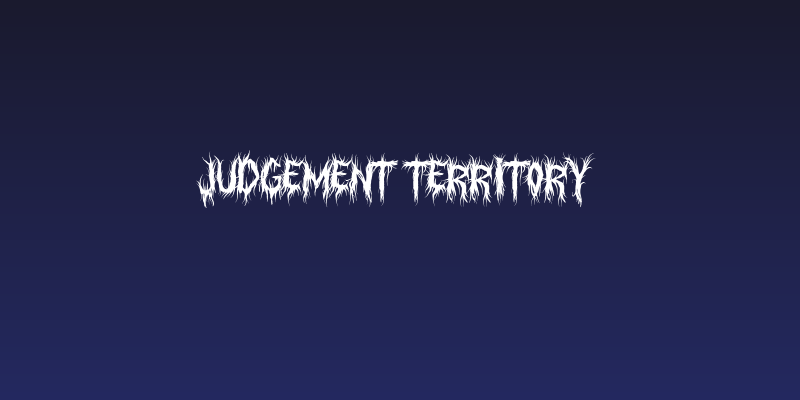 Judgement Territory Social Header