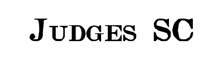 Judges SC  font caratteri gratis