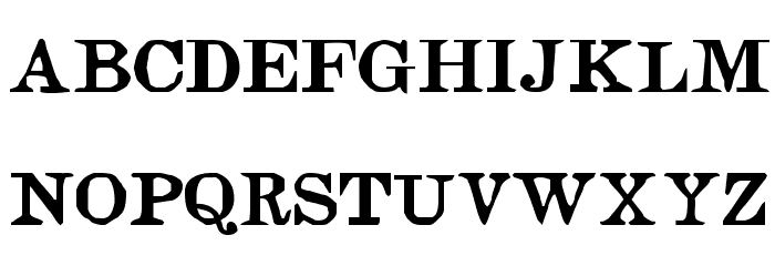 Judges SC Font LOWERCASE