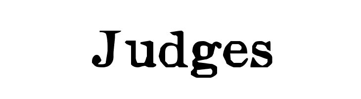 Judges  免费字体下载