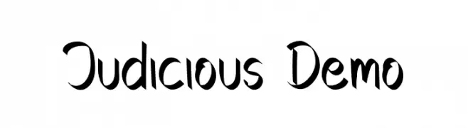 Judicious Demo  Скачать бесплатные шрифты