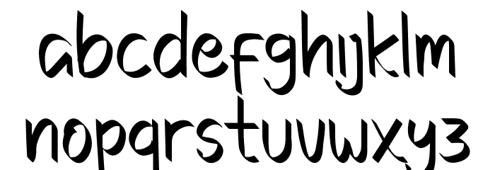 Judicious Demo Font LOWERCASE