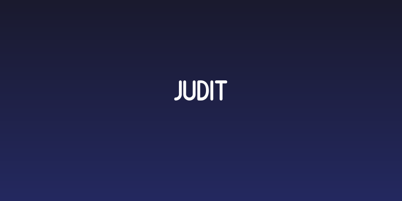 Judit Social Header