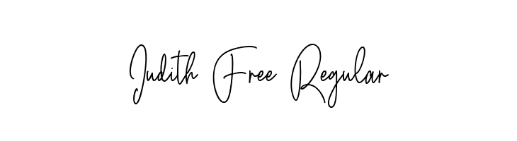 Judith Free Regular  font caratteri gratis