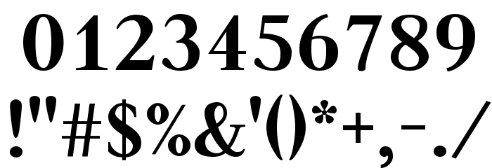 Judson Bold Font OTHER CHARS