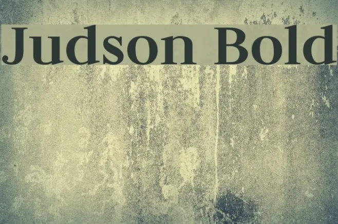 Judson Bold Example 2