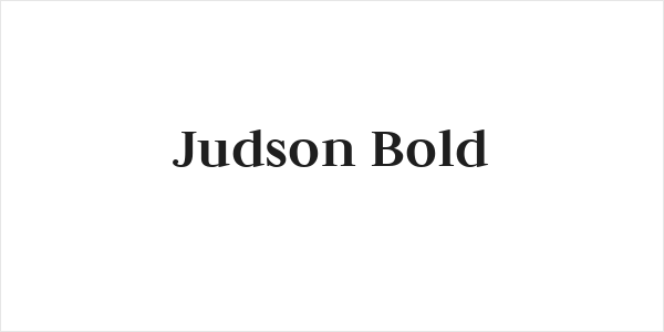 Judson Bold Logo