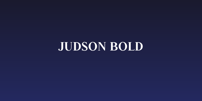 Judson Bold Social Header