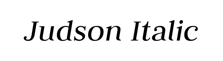 Judson Italic Font