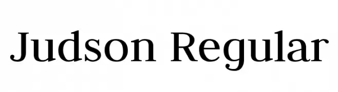 Judson Regular  Descarca Fonturi Gratis