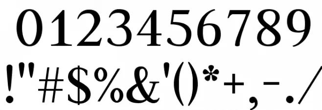 Judson Regular Font OTHER CHARS