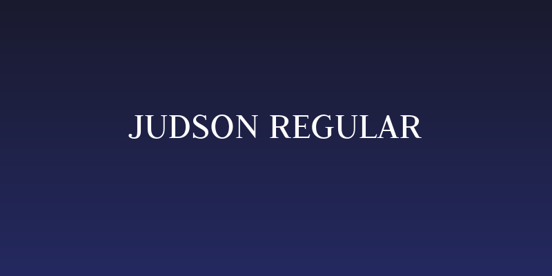 Judson Regular Social Header